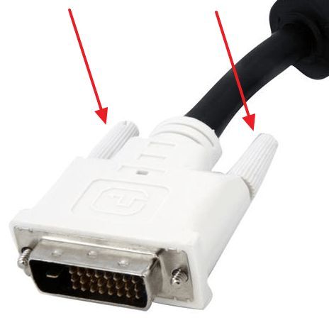 винты для фиксации DVI кабеля винты для фиксации DVI кабеля