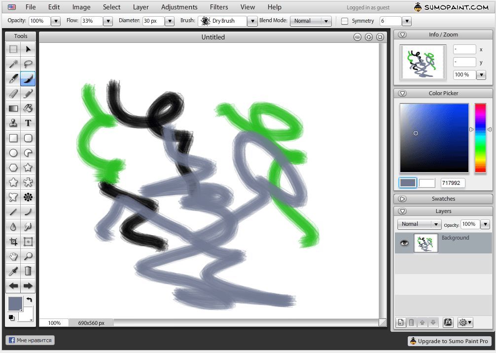 Бесплатный аналог Фотошопа Sumo Paint Бесплатный аналог Фотошопа Sumo Paint