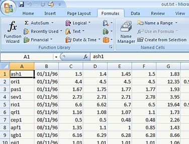Скриншот программы Microsoft Excel Скриншот программы Microsoft Excel