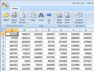 Скриншот программы Microsoft Office Excel Viewer Скриншот программы Microsoft Office Excel Viewer