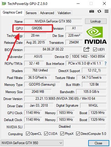 название GPU в GPU-Z название GPU в GPU-Z