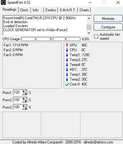 программа SpeedFan программа SpeedFan