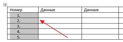 автоматическая нумерация строк в таблице автоматическая нумерация строк в таблице