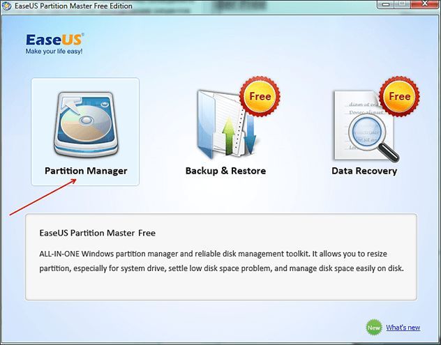 программа EaseUS Partition Master Free программа EaseUS Partition Master Free