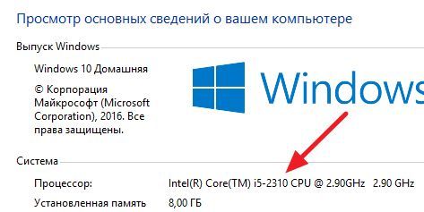 название процессора