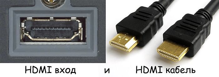 HDMI вход и кабель HDMI вход и кабель