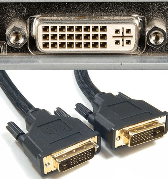 DVI выход и DVI кабель DVI выход и DVI кабель