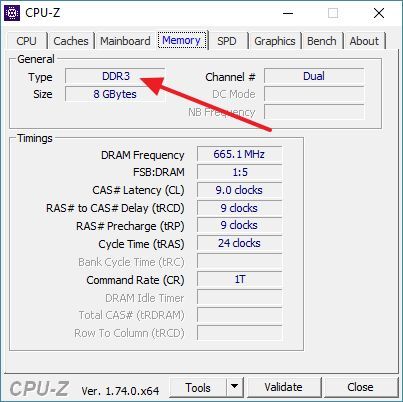 тип памяти в программе CPU-Z тип памяти в программе CPU-Z