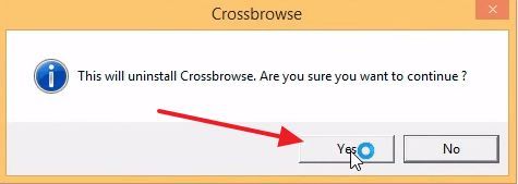 Удалите Crossbrowser Удалите Crossbrowser