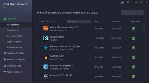 программа IObit Uninstaller