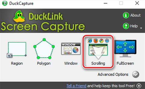 Как сделать скриншот экрана с помощью DuckCapture Как сделать скриншот экрана с помощью DuckCapture