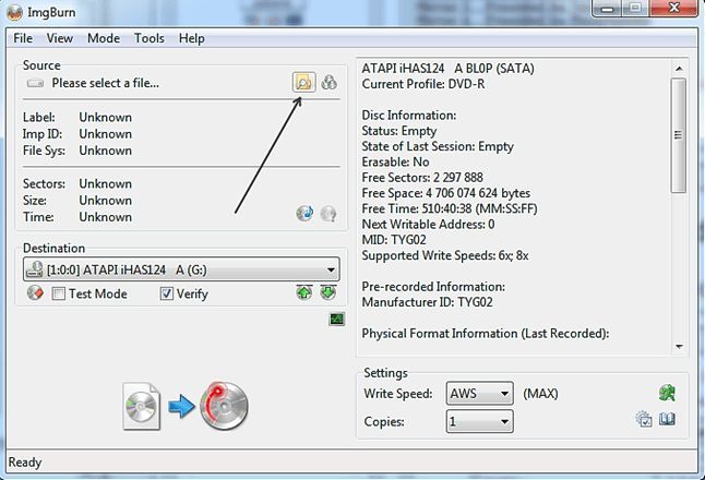 выбираем ISO файл с Windows 10 выбираем ISO файл с Windows 10