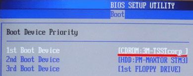 проверяем настройки BIOS проверяем настройки BIOS