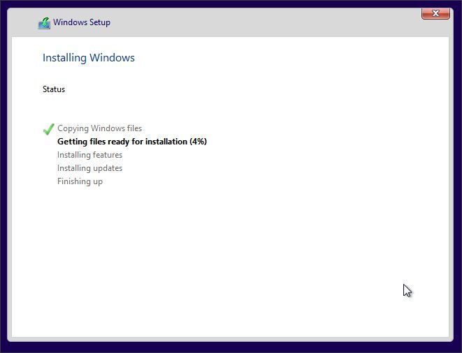 процесс установки Windows 10 с флешки процесс установки Windows 10 с флешки