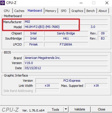 название материнской платы в программе CPU-Z название материнской платы в программе CPU-Z