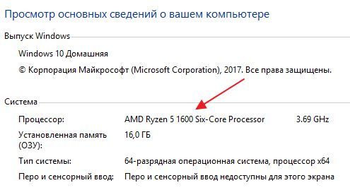 название процессора название процессора