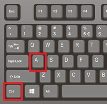 комбинация клавиш CTRL-A комбинация клавиш CTRL-A