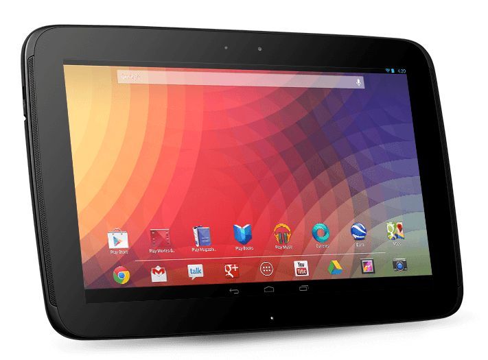 Обзор Nexus 10 – личные впечатления и опыт использования (обзор, nexus) Передняя панель Nexus 10