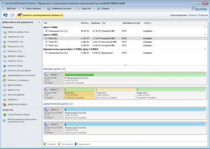 Программа для разбивки жесткого диска Acronis Disk Director