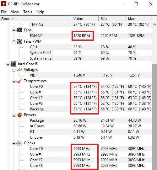 программа HWmonitor программа HWmonitor