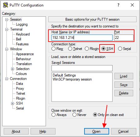 подключение к ssh через putty подключение к ssh через putty