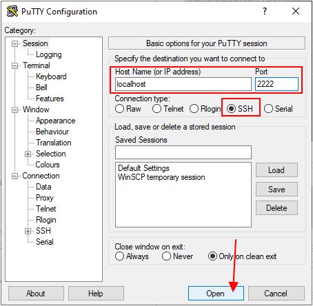 подключение к ssh через putty подключение к ssh через putty