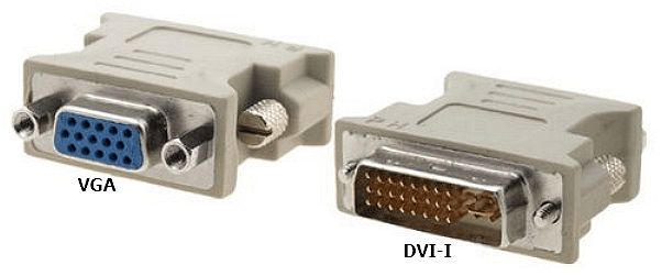 переходник с DVI-I на VGA переходник с DVI-I на VGA