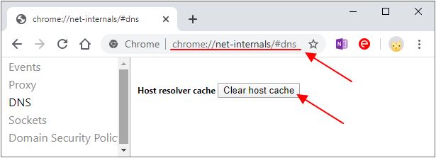 очистка кэша DNS в браузере очистка кэша DNS в браузере