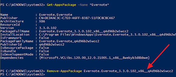 удаляем приложение через PowerShell удаляем приложение через PowerShell