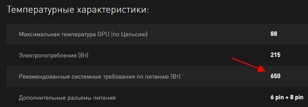 Блок питания для RTX 2070 Super Блок питания для RTX 2070 Super