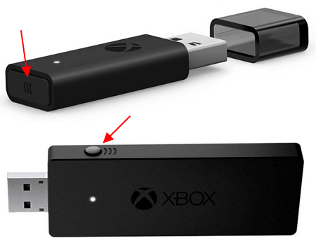 кнопка на Xbox адаптере кнопка на Xbox адаптере