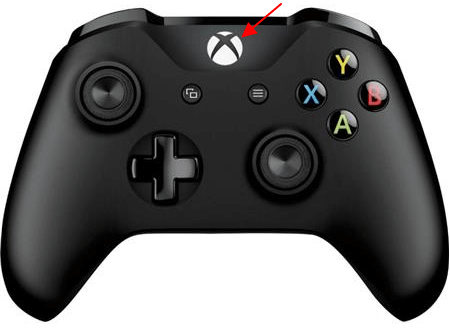 Включите геймпад Xbox One Включите геймпад Xbox One