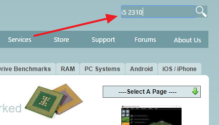 поиск процессора на сайте cpubenchmark.net поиск процессора на сайте cpubenchmark.net