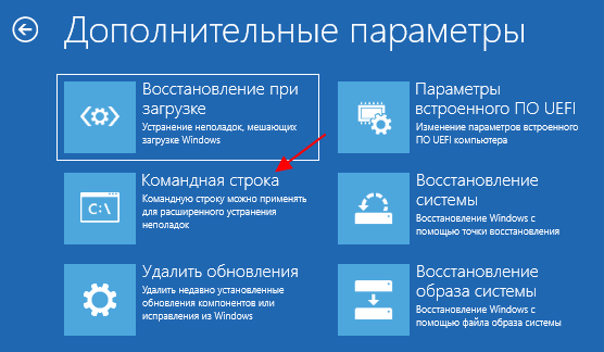 раздел Командная строка раздел Командная строка