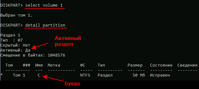 активный раздел