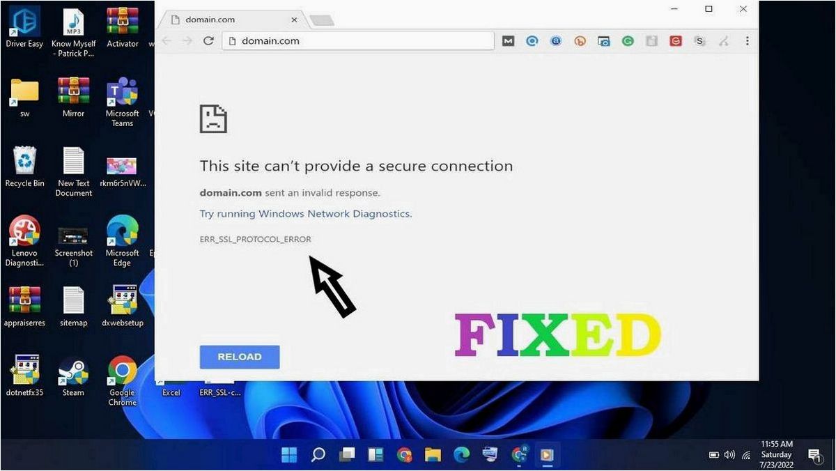 ERR_SSL_PROTOCOL_ERROR и ее влияние на безопасность и функциональность веб-браузеров
