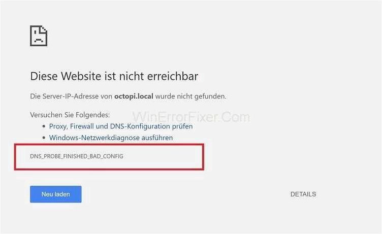 (ошибка, probe, finished, config, браузере) Ошибка DNS PROBE FINISHED BAD CONFIG в браузере — варианты решения