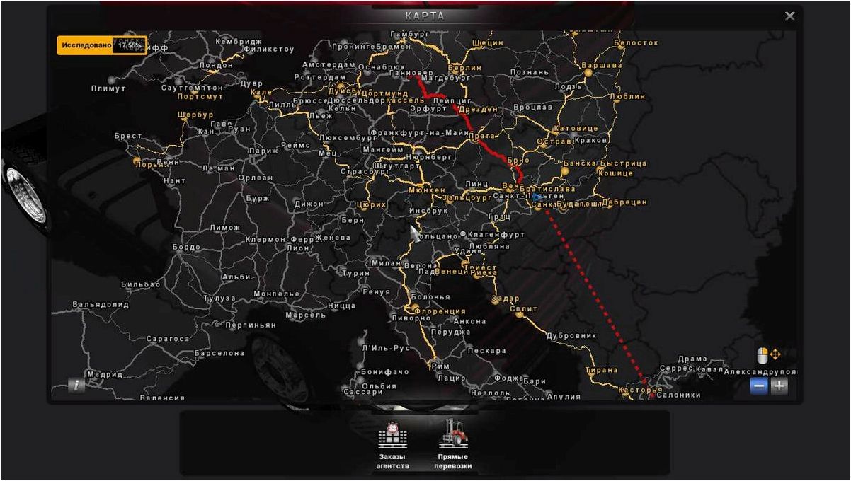 (euro, truck, simulator, управляйте, грузовиком) Euro Truck Simulator — управляйте грузовиком по всей Европе транспортируя товары