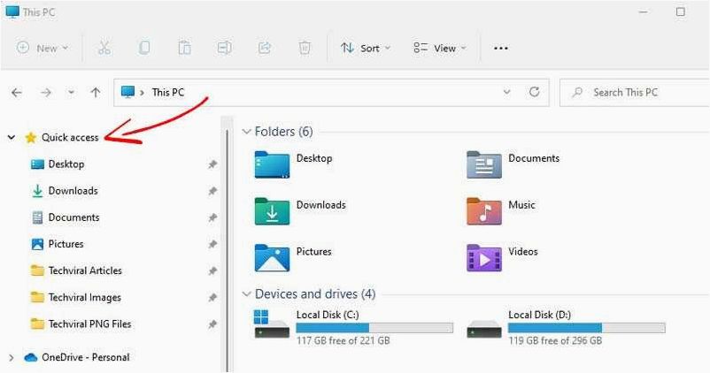 (удалить, быстрый, доступ, проводнике, windows) Как удалить Быстрый доступ в Проводнике Windows 11 и улучшить функциональность