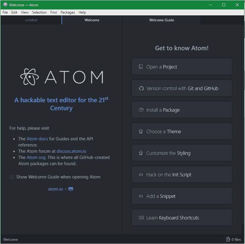 (atom, полнофункциональный, текстовый, редактор, программистов) Atom — полнофункциональный текстовый редактор для программистов от GitHub