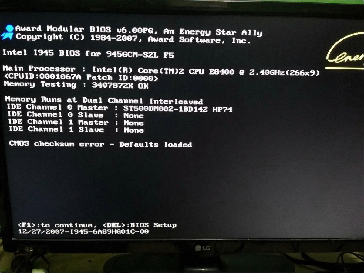 (cmos, checksum, error, system, invalid) CMOS Checksum Error, System CMOS checksum bad, CMOS checksum is invalid, CMOS checksum failed, Setup settings error CMOS checksum error or CMOS battery loss occurs