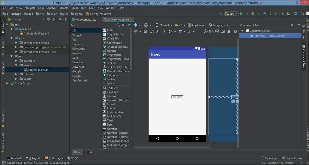 (android, studio, мощная, интуитивно, понятная) Android Studio — мощная, интуитивно понятная и удобная среда программирования для разработки приложений под Android