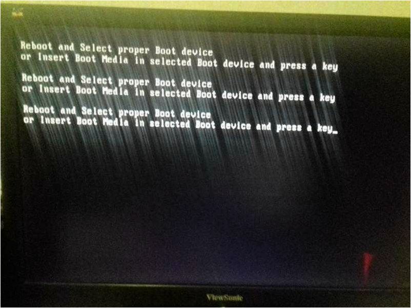 (ошибка, reboot, select, proper, boot) Ошибка Reboot and Select proper Boot Device при загрузке операционной системы
