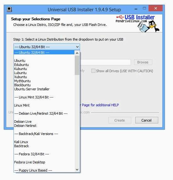 ​​​​​​Universal USB Installer — создайте собственный установщик Linux 