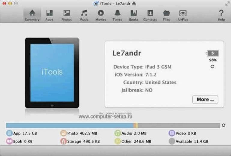 ITools — отличная альтернатива iTunes, которая предлагает множество удобных функций для управления медиафайлами и устройствами Apple