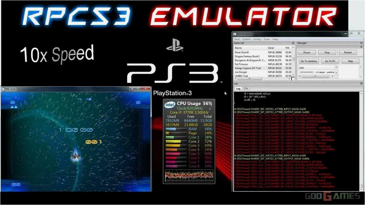 RPCS3 — полнофункциональный эмулятор PlayStation 3, позволяющий играть в любимые игры на ПК без приставки 