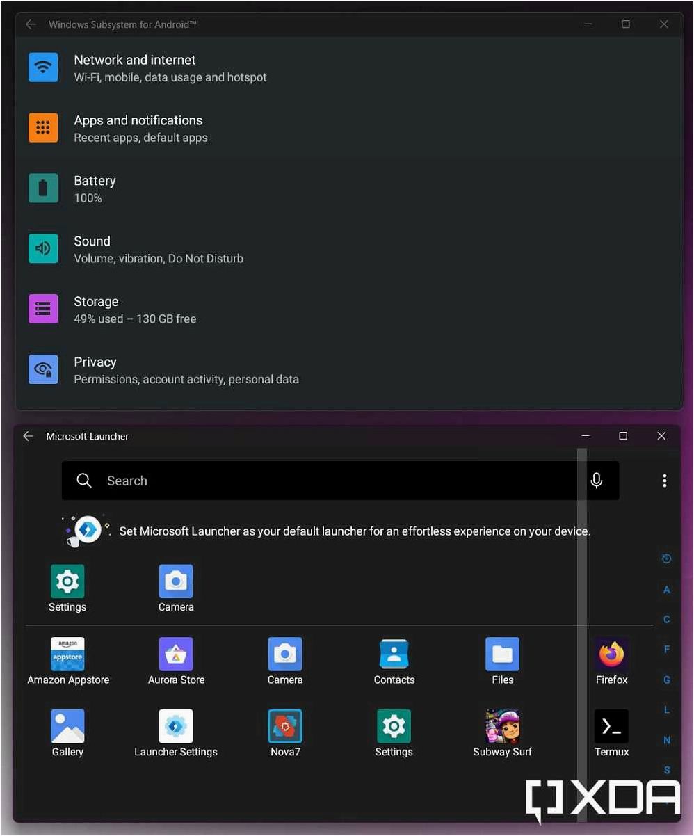 Windows Subsystem for Android (WSA) — установка приложений для Android и магазина Uptodown в Windows 11