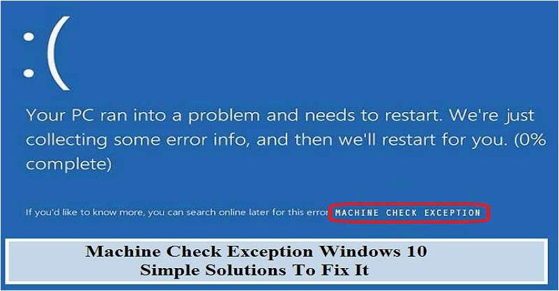(синий, экран, machine, check, exception) Синий экран MACHINE CHECK EXCEPTION, его причины и эффективные способы исправления ошибки