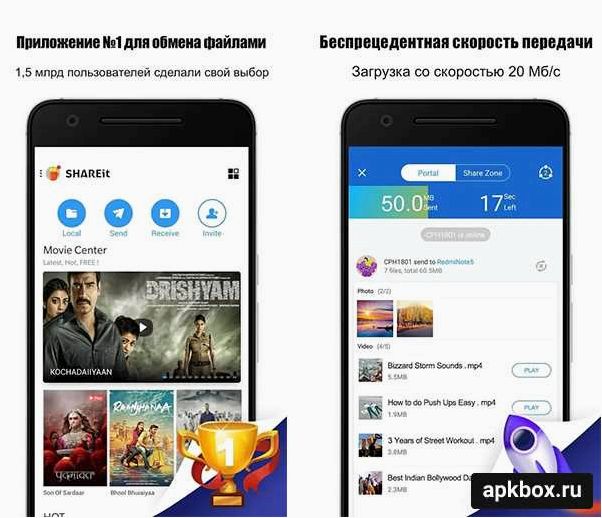 SHAREit — лучший способ обмениваться файлами между устройствами Android, Apple и ПК  