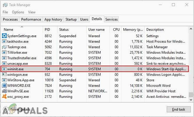 (wininit, диспетчере, задач, влияет) Что такое wininit.exe в диспетчере задач и как она влияет на работу операционной системы